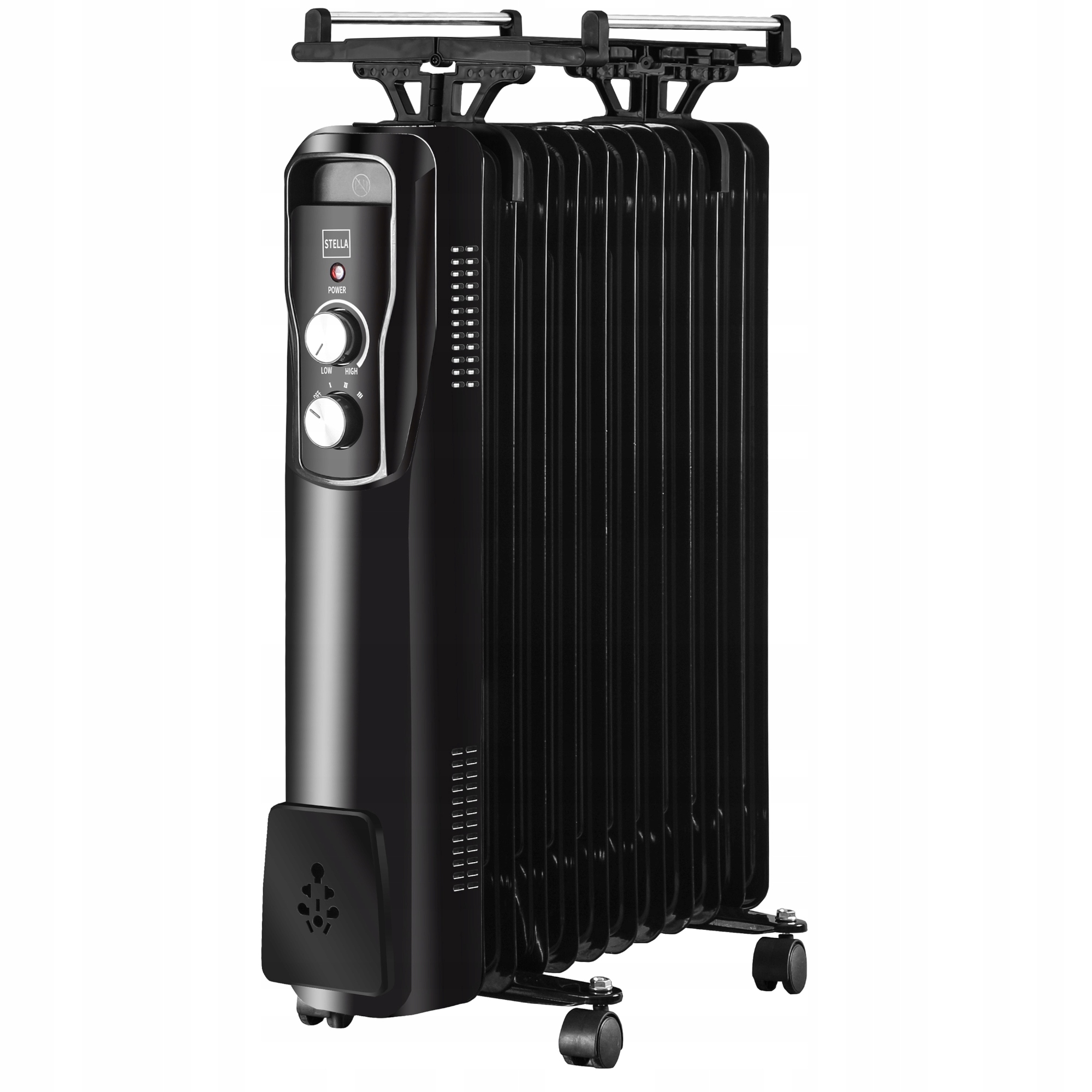 Olejový radiátor Stella 2500 W, čierny